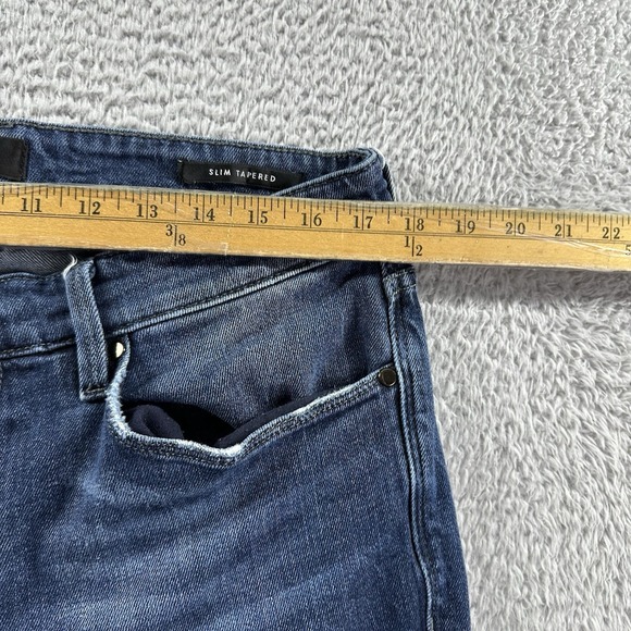 Guess‎ Mens Jeans 36x30 (Fits 34) Tapered Ripped Slim Fit Distressed Y2K Street - Picture 8 of 12